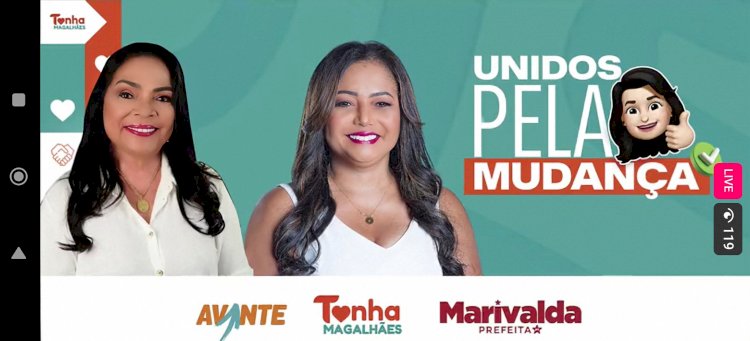 Candeias: TONHA Magalhães vice prefeita de Marivalda